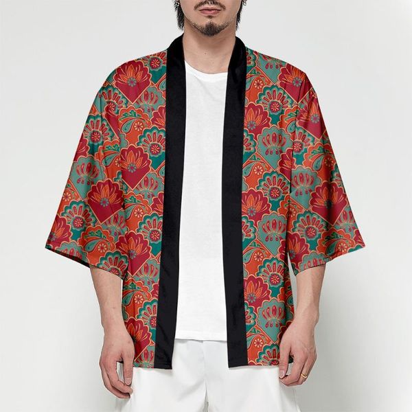 men's jackets wamni japanese shirt kimono man woman summer streetwear 3d harajuku funny cool flower print batwing sleeve, Black;brown
men's jackets wamni japanese shirt kimono man woman summer streetwear 3d harajuku funny cool flower print batwing sleeve, Black;brown