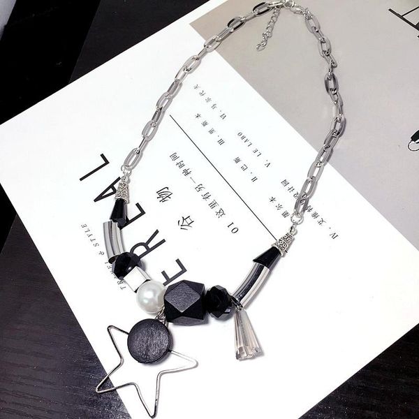 pendant necklaces silver color woman geometric wood beads star tassel necklace accessories fashion jewelry
pendant necklaces silver color woman geometric wood beads star tassel necklace accessories fashion jewelry