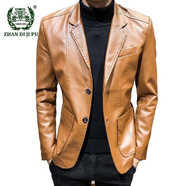 men's fur & faux pu leather jackets men solid color business casual slim fit blazer male korean style fashion mens suit outerwear, Black
men's fur & faux pu leather jackets men solid color business casual slim fit blazer male korean style fashion mens suit outerwear, Black