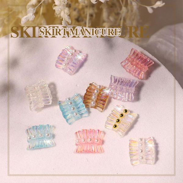 nail art decorations 10 pieces of accessories aurora skirt pearl lace small red book diy decoration random tool, Silver;gold
nail art decorations 10 pieces of accessories aurora skirt pearl lace small red book diy decoration random tool, Silver;gold