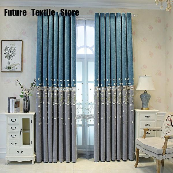 curtain & drapes european style light luxury high-end embroidered for living room balcony villa bay window finished customization
curtain & drapes european style light luxury high-end embroidered for living room balcony villa bay window finished customization