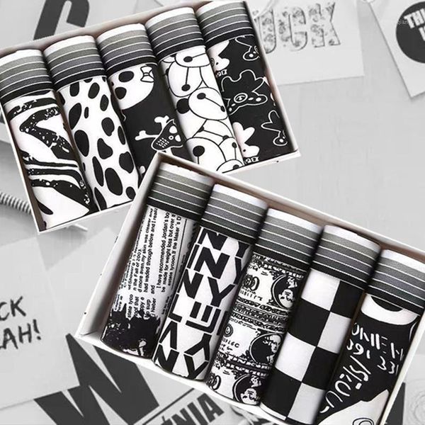 underpants 2021 men underwear suits choose a variety of 5pcs boxer shorts cartoon casual, Black;white
underpants 2021 men underwear suits choose a variety of 5pcs boxer shorts cartoon casual, Black;white