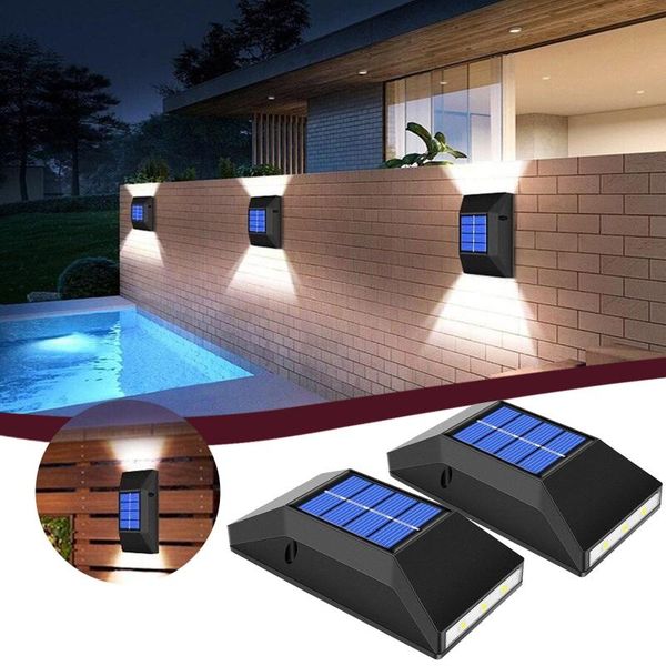 solar lamps 2pcs led wall lights outdoor garden waterproof 6leds street fence lamp for patioyard balcony decoration sunlight
solar lamps 2pcs led wall lights outdoor garden waterproof 6leds street fence lamp for patioyard balcony decoration sunlight