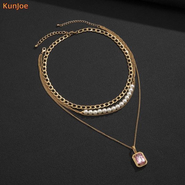 pendant necklaces kunjoe punk stainless steel heart necklace for women bohemia cross choker vintage pink crystal gothic jewelry, Silver
pendant necklaces kunjoe punk stainless steel heart necklace for women bohemia cross choker vintage pink crystal gothic jewelry, Silver