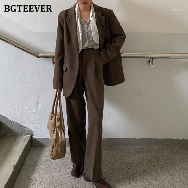 women's two piece pants bgteever casual feminino 2 peças conjunto blazer gola entalhada solto & andar de comprimento terno calças, White
women's two piece pants bgteever casual feminino 2 peças conjunto blazer gola entalhada solto & andar de comprimento terno calças, White