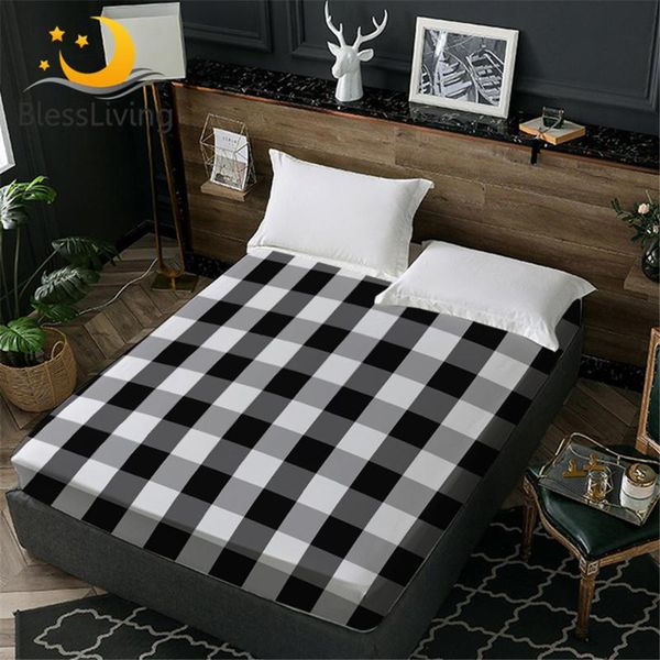 sheets & sets blessliving tartan fitted sheet scottish pattern er chequered bedding queen size 1-piece black white bedlinen
sheets & sets blessliving tartan fitted sheet scottish pattern er chequered bedding queen size 1-piece black white bedlinen