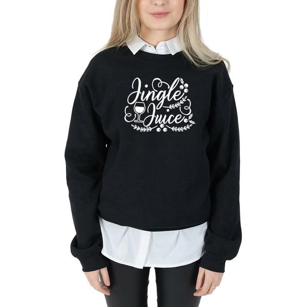 women's hoodies & sweatshirts jingle juice sweatshirt fashion pure cotton casual party young street style graphic holiday christmas gif, Black
women's hoodies & sweatshirts jingle juice sweatshirt fashion pure cotton casual party young street style graphic holiday christmas gif, Black