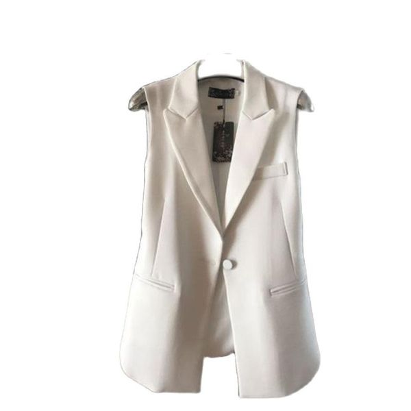 women's vests women blazer sleeveless jacket coats feminino quilted femme button waistcoat outwear gilet ol pockets single-breasted, Black;white
women's vests women blazer sleeveless jacket coats feminino quilted femme button waistcoat outwear gilet ol pockets single-breasted, Black;white