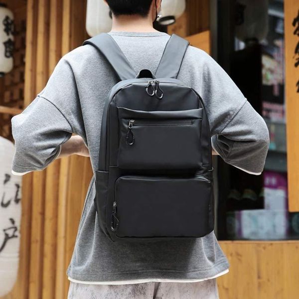 backpack waterproof men's solid color multi-pocket design large capacity student computer bag
backpack waterproof men's solid color multi-pocket design large capacity student computer bag