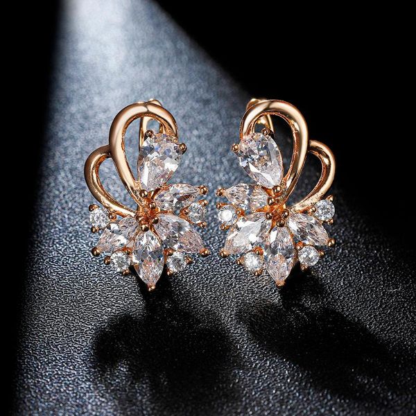 stud dckazz fine natural zircon flower earring wedding fashion romantic jewelry earrings 4 color for women party luxury gift, Golden;silver
stud dckazz fine natural zircon flower earring wedding fashion romantic jewelry earrings 4 color for women party luxury gift, Golden;silver