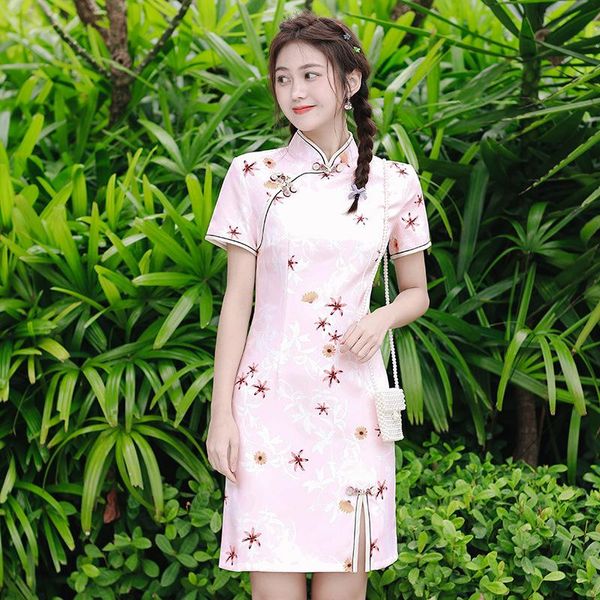ethnic clothing elegrant floral printed short sleeve satin cheongsam traditional chinese dress women rayon qipao oriental vintage 3xl, Red
ethnic clothing elegrant floral printed short sleeve satin cheongsam traditional chinese dress women rayon qipao oriental vintage 3xl, Red