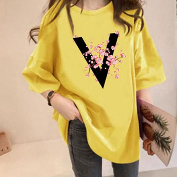 women's t-shirt 2021 women t-shirts flower printed o neck harajuku casual tee summer short sleeve female t shirt for clothing, White
women's t-shirt 2021 women t-shirts flower printed o neck harajuku casual tee summer short sleeve female t shirt for clothing, White