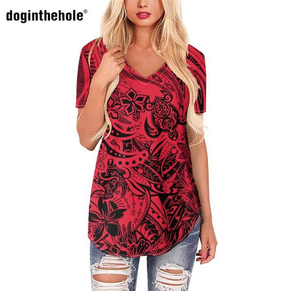 women's t-shirt doginthehole for women sea turtle polynesian tribal summer flower print v-neck short sleeves big size to 4xl tee, White
women's t-shirt doginthehole for women sea turtle polynesian tribal summer flower print v-neck short sleeves big size to 4xl tee, White