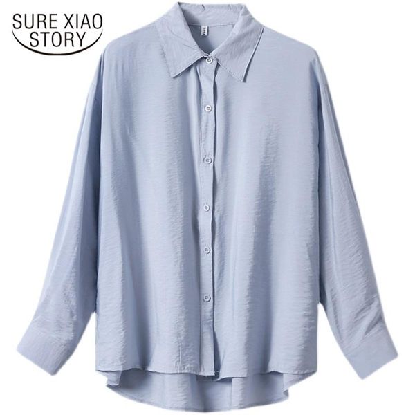 women's blouses & shirts button vintage loose plus size women simple solid color blouse blue turn down collar female clothing 13259, White
women's blouses & shirts button vintage loose plus size women simple solid color blouse blue turn down collar female clothing 13259, White