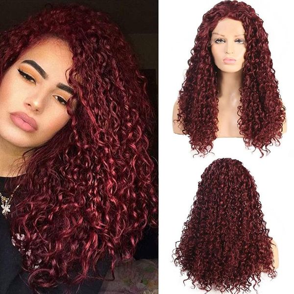 synthetic wigs rongduoyi long lace front wig burgund hair high temperature loose deep for women cosplay, Black
synthetic wigs rongduoyi long lace front wig burgund hair high temperature loose deep for women cosplay, Black