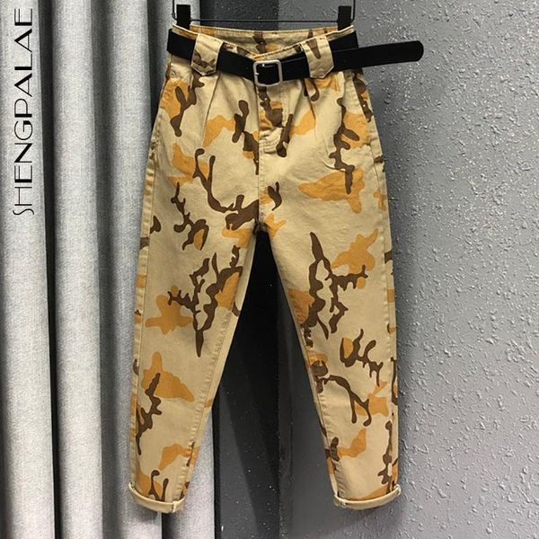 shengpalae personality fashion camouflage jeans women's spring 2021 new high waist loose casual denim harem pants female 5b924, Blue
shengpalae personality fashion camouflage jeans women's spring 2021 new high waist loose casual denim harem pants female 5b924, Blue