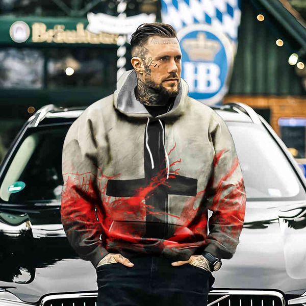 retro cross 3d fall winter men's new hoodie long sleeve sweater street art european and american fashion sweatshirt, Black
retro cross 3d fall winter men's new hoodie long sleeve sweater street art european and american fashion sweatshirt, Black