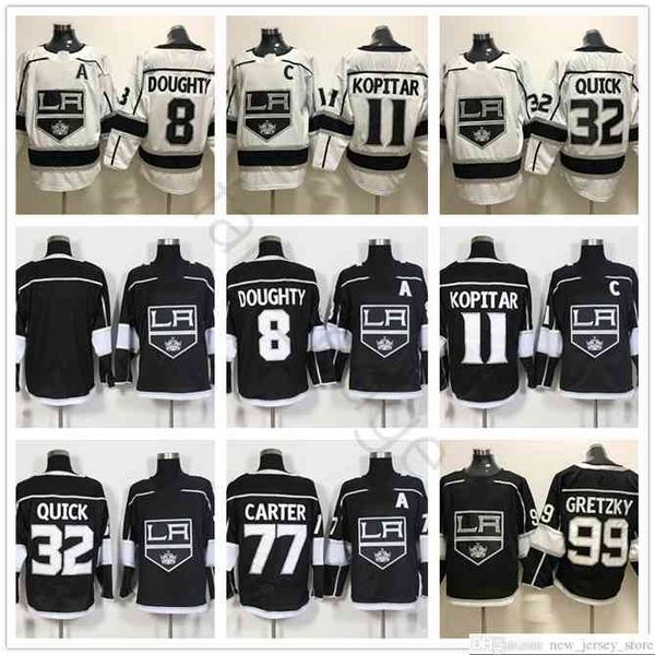 96 2019 los angeles kings #8 drew doughty 11 anze kopitar 23 dustin brown 32 jonathan quick jeff carter 99 wayne gretzky hockey jersey, Black
96 2019 los angeles kings #8 drew doughty 11 anze kopitar 23 dustin brown 32 jonathan quick jeff carter 99 wayne gretzky hockey jersey, Black