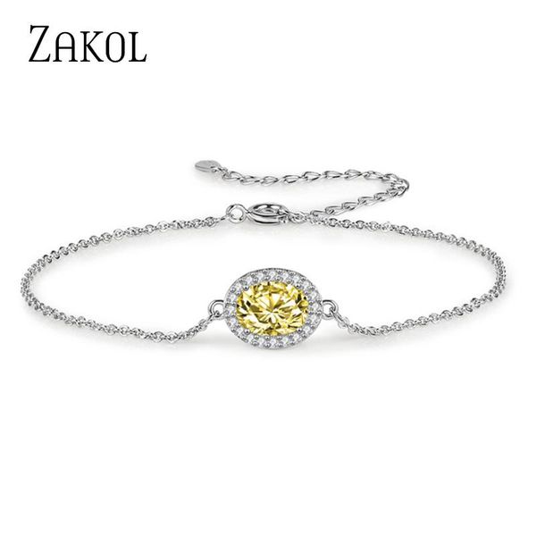 link, chain zakol classic oval cubic zirconia & link bracelets shiny colorful yellow stone charm bracelet jewelry for women, Black
link, chain zakol classic oval cubic zirconia & link bracelets shiny colorful yellow stone charm bracelet jewelry for women, Black