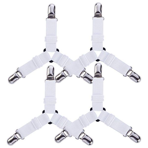 4x 3-way adjustable bed sheet holders bed sheet clips elastic fasteners grippers braces metal clips mattress co
4x 3-way adjustable bed sheet holders bed sheet clips elastic fasteners grippers braces metal clips mattress co