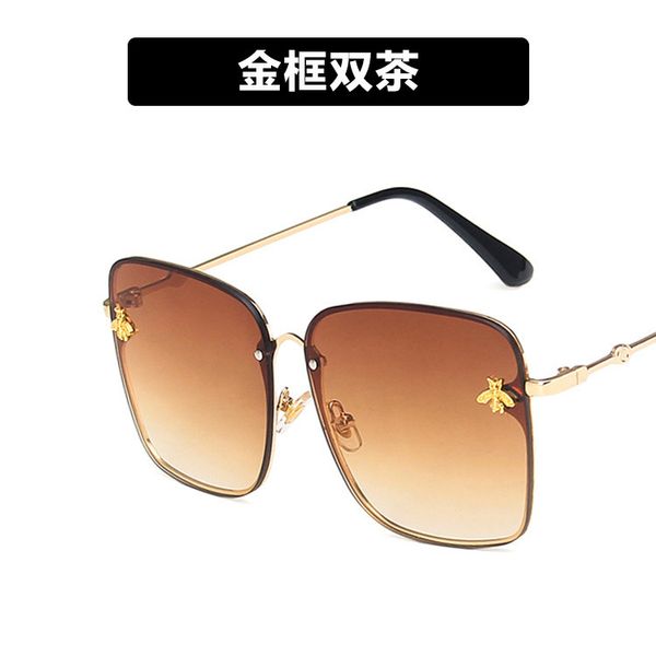 square bee luxury sunglasses women men retro brand designer metal frame oversized sun glasses female grandient shades oculos, White;black
square bee luxury sunglasses women men retro brand designer metal frame oversized sun glasses female grandient shades oculos, White;black