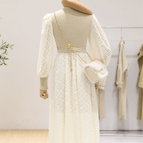 vintage new o-neck fake fall two elegant lace pieces lady dressed in mesh lantern bow stripes midi gowns long black lo2v, Black;gray
vintage new o-neck fake fall two elegant lace pieces lady dressed in mesh lantern bow stripes midi gowns long black lo2v, Black;gray