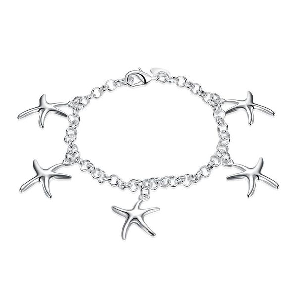 charm bracelets star silver jewelry rolo bracelet starfish shape creative lobster buckle lucky, Golden;silver
charm bracelets star silver jewelry rolo bracelet starfish shape creative lobster buckle lucky, Golden;silver