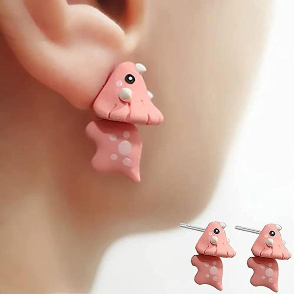 hoop & huggie 3d printing cartoon animal-style biting earrings pink tricera plastic products fashion accessories for daily 21624, Golden;silver
hoop & huggie 3d printing cartoon animal-style biting earrings pink tricera plastic products fashion accessories for daily 21624, Golden;silver