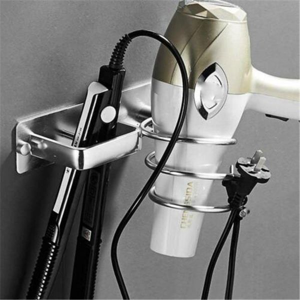 bathroom storage & organization 1pc sliver metal hair dryer stand holder mount cupboard straighteners rack wall-mounted organizers f312
bathroom storage & organization 1pc sliver metal hair dryer stand holder mount cupboard straighteners rack wall-mounted organizers f312