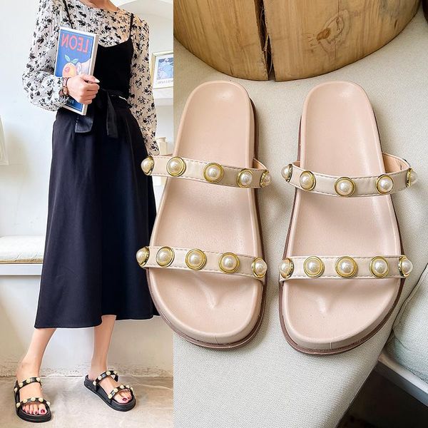 slippers women's flip flops 2021 summer the fashion open toe casual shoes round head comfortable all-match flat female, Black
slippers women's flip flops 2021 summer the fashion open toe casual shoes round head comfortable all-match flat female, Black