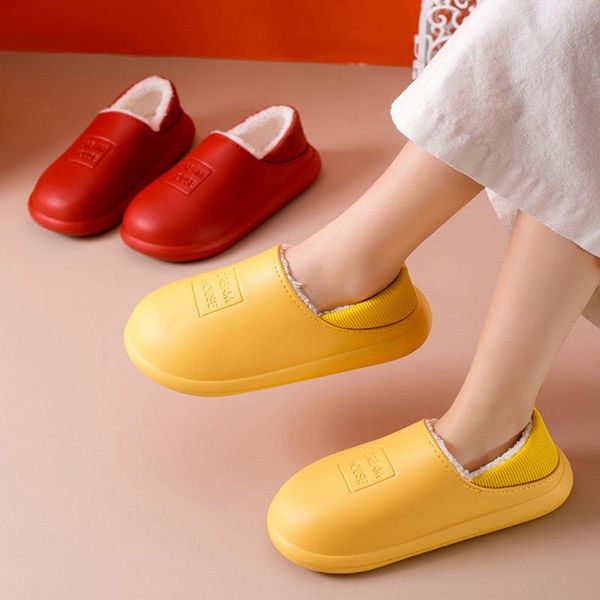 slippers autumn/winter cotton female bag with couples home indoor warmth plush confinement shoes men's outer wear, Black
slippers autumn/winter cotton female bag with couples home indoor warmth plush confinement shoes men's outer wear, Black