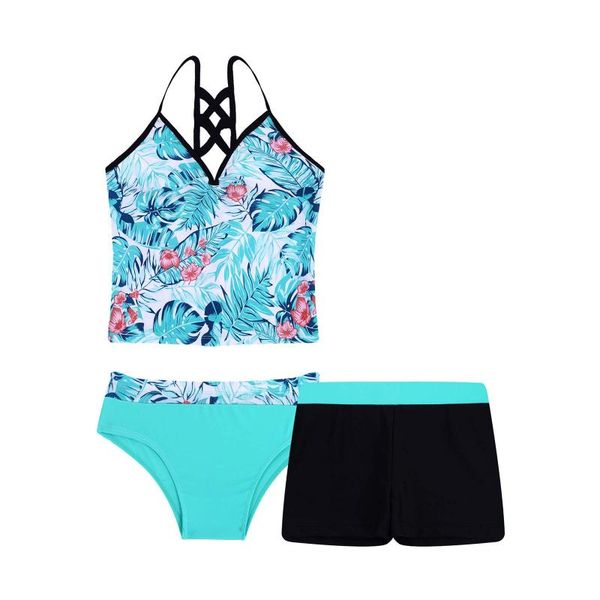 one-pieces 3pcs kids girls tankini swimwear 2021 floral print swumsuit bathing suit set with bottoms shorts children bikini beachwear, Black
one-pieces 3pcs kids girls tankini swimwear 2021 floral print swumsuit bathing suit set with bottoms shorts children bikini beachwear, Black