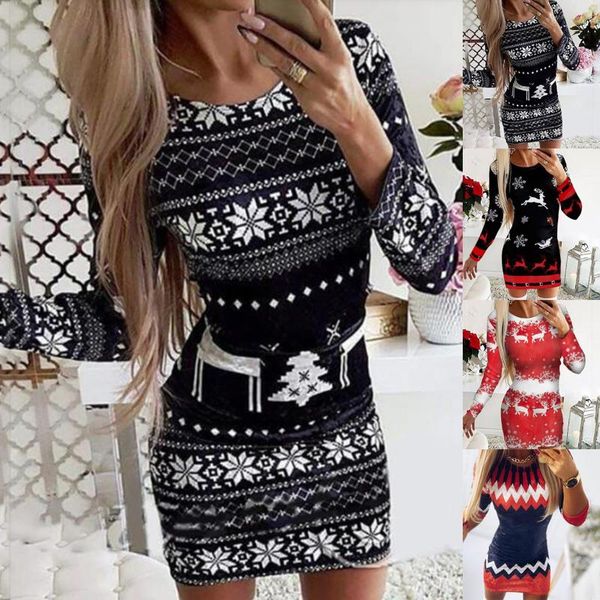 casual dresses 2021 autumn women fashion christmas moose snowflake print mix long sleeve dress reindeer sven vintage xmas mini, Black;gray
casual dresses 2021 autumn women fashion christmas moose snowflake print mix long sleeve dress reindeer sven vintage xmas mini, Black;gray