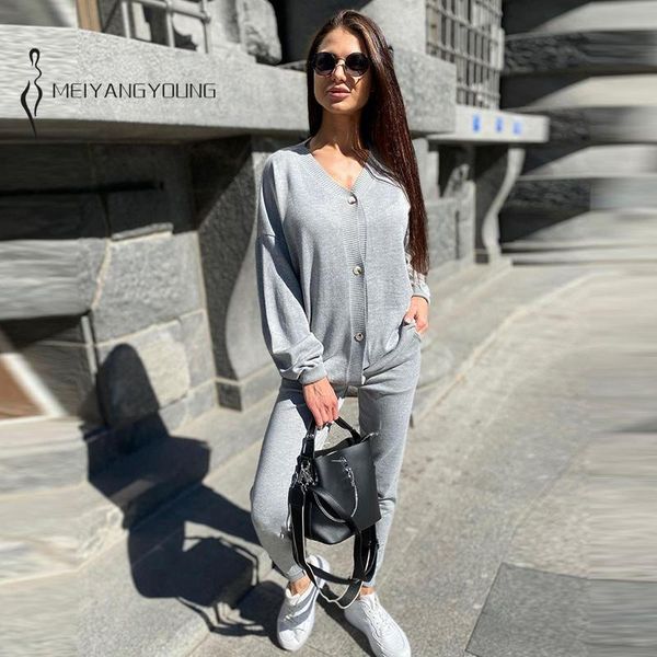 women's two piece pants meiyangyoung solid knitting suit sweater suits women matching sets v neck cardigan and long knitted 2 pieces, White
women's two piece pants meiyangyoung solid knitting suit sweater suits women matching sets v neck cardigan and long knitted 2 pieces, White