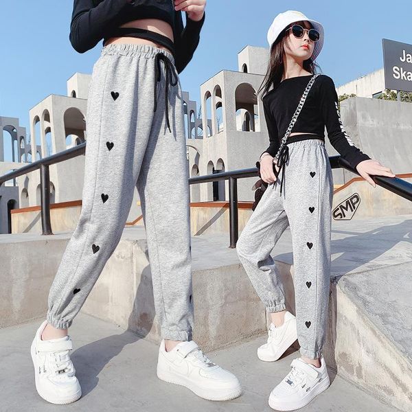 trousers 2021 fashion heart print girl jeans elastic waist casual pants kids spring autumn children's clothing 4 6 8 10 12 14year old, Blue
trousers 2021 fashion heart print girl jeans elastic waist casual pants kids spring autumn children's clothing 4 6 8 10 12 14year old, Blue
