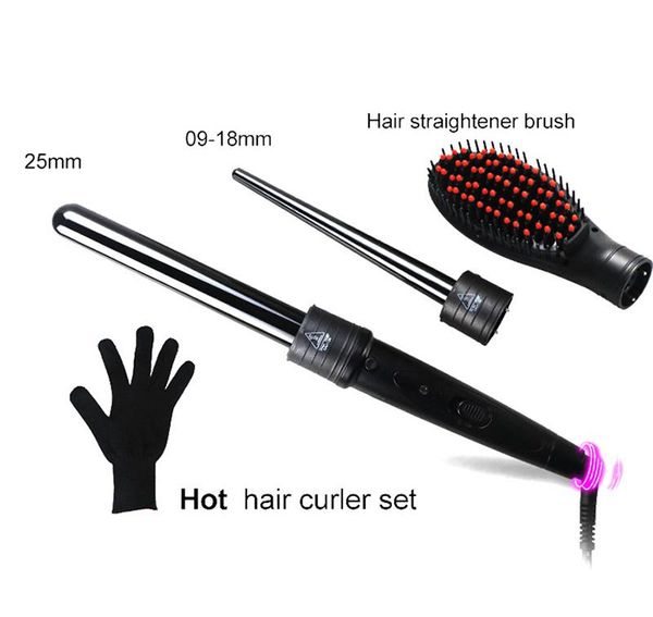 electric hair brushes 3 in 1 dual purpose curler change tube set curling iron straightener
electric hair brushes 3 in 1 dual purpose curler change tube set curling iron straightener
