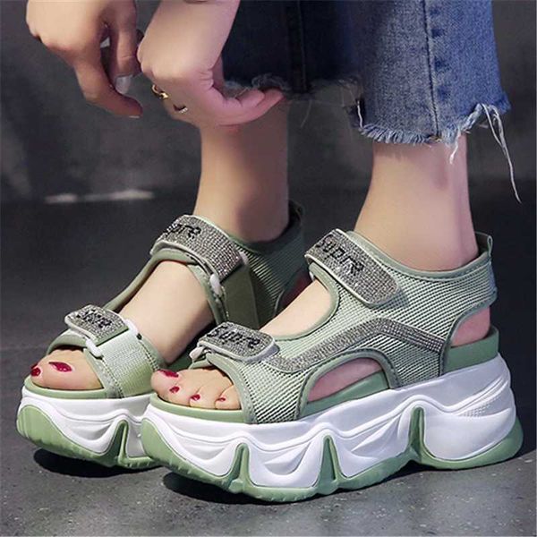 2021 summer new chunky red sports sandals women 8cm wedge high heels fashion buckle platform open toe female casual beach shoes, Black
2021 summer new chunky red sports sandals women 8cm wedge high heels fashion buckle platform open toe female casual beach shoes, Black
