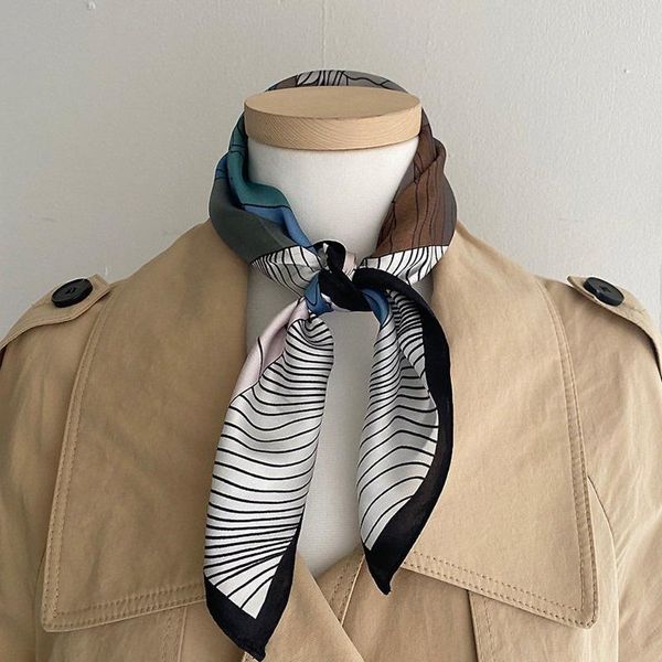 house 100% silk scarf fashion design women summer beach small square scarves shawl bandana hijab 53*53cm, Blue;gray
house 100% silk scarf fashion design women summer beach small square scarves shawl bandana hijab 53*53cm, Blue;gray