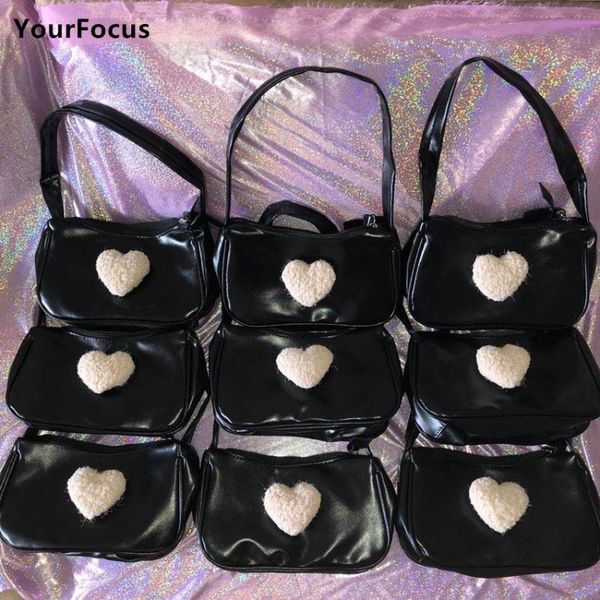 cosmetic bags & cases gothic rock punk kawaii hairy heart pu leather soft baguette bag handbag black harajuku mini underarm axillary pouch
cosmetic bags & cases gothic rock punk kawaii hairy heart pu leather soft baguette bag handbag black harajuku mini underarm axillary pouch