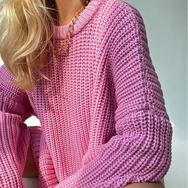 women's sweaters oversized sweater long sleeve loose autumn o-neck casual pink pullover ladies knitted 021, White;black
women's sweaters oversized sweater long sleeve loose autumn o-neck casual pink pullover ladies knitted 021, White;black