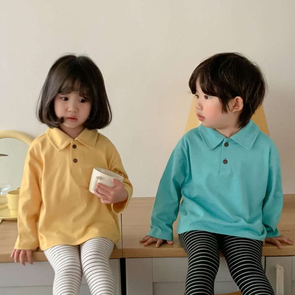 undershirt girl's 2021 boy's long sleeve baby's inner children's lapel t-shirt, Blue
undershirt girl's 2021 boy's long sleeve baby's inner children's lapel t-shirt, Blue