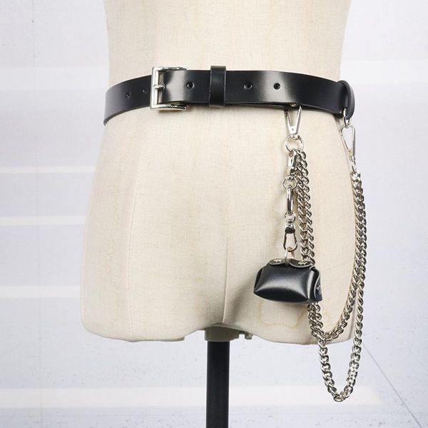 belts women's black metal chain long wide pu leather personality belt tide all-match female spring autumn 2021, Black;brown
belts women's black metal chain long wide pu leather personality belt tide all-match female spring autumn 2021, Black;brown