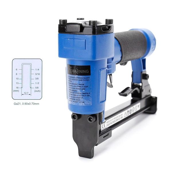 pneumatic tools wide crown air nailer 80 series 21 gauge 16mm staple gun 8016 european connector
pneumatic tools wide crown air nailer 80 series 21 gauge 16mm staple gun 8016 european connector
