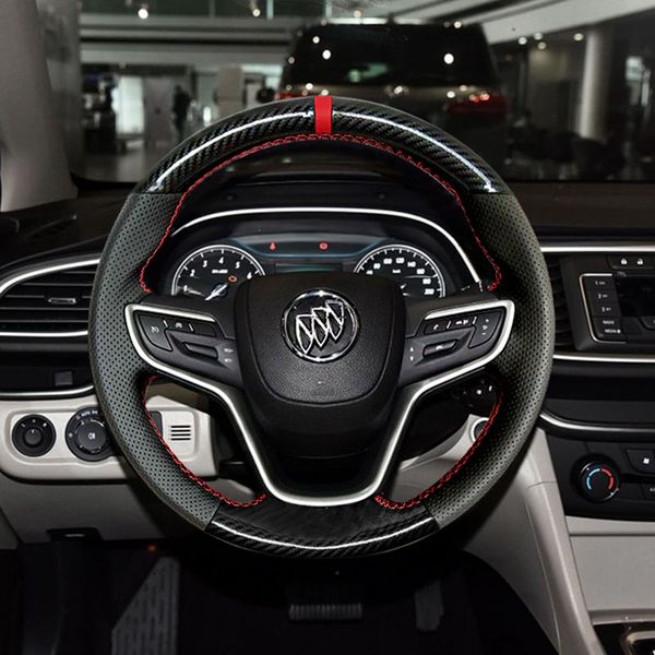 diy custom made hand-stitched leather steering wheel cover for buick 2018 excelle gt gl6 car interior modification handle
diy custom made hand-stitched leather steering wheel cover for buick 2018 excelle gt gl6 car interior modification handle