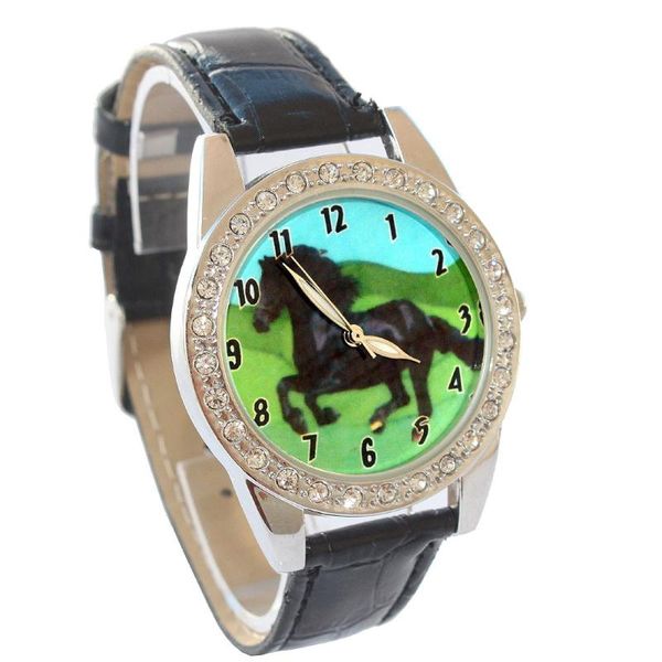 wristwatches fashion coloured strap black horse lady women girl leather quartz student kids crystal diamonds wristwatch l18p watch, Slivery;brown
wristwatches fashion coloured strap black horse lady women girl leather quartz student kids crystal diamonds wristwatch l18p watch, Slivery;brown