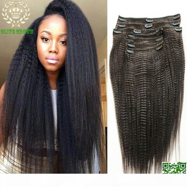 light yaki clip in hair extensions brazilian italian yaki straight clips on human hair extensions 7pcs set 9pcs set, Black;brown
light yaki clip in hair extensions brazilian italian yaki straight clips on human hair extensions 7pcs set 9pcs set, Black;brown