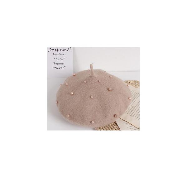 2020 new girls knitting hats autumn and winter pearl children's beret baby girl painter hat winter accessories qyluqa, Yellow
2020 new girls knitting hats autumn and winter pearl children's beret baby girl painter hat winter accessories qyluqa, Yellow