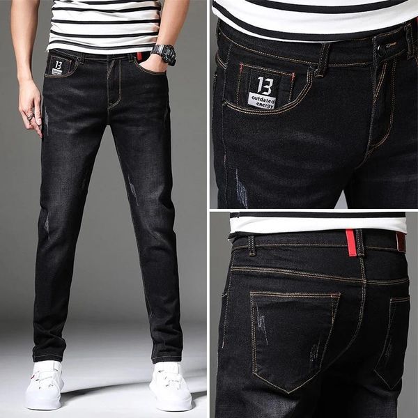 men's jeans brand 2021 arrivals men quality casual male denim pants straight slim fit black blue grey trousers yong man
men's jeans brand 2021 arrivals men quality casual male denim pants straight slim fit black blue grey trousers yong man
