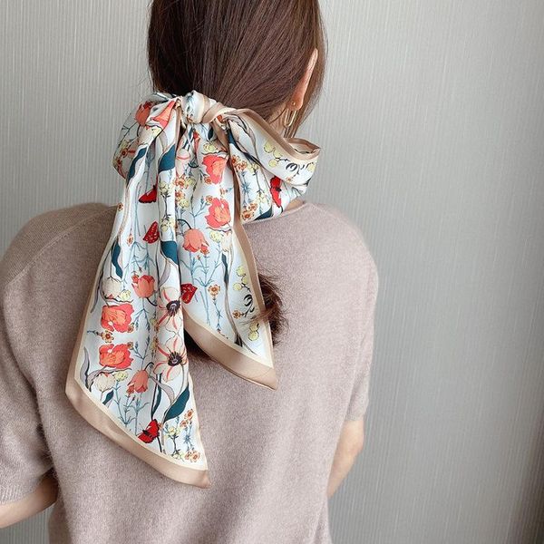 scarves fashion small silk neck scarf for women hijab scarfs female shawls bags lady bandana foulard femme, Blue;gray
scarves fashion small silk neck scarf for women hijab scarfs female shawls bags lady bandana foulard femme, Blue;gray
