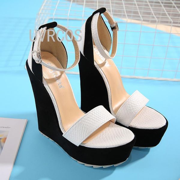 sandals fashion wedges women snake print pu leather peep toe ankle buckle strap platform shoes 2021 summer, Black
sandals fashion wedges women snake print pu leather peep toe ankle buckle strap platform shoes 2021 summer, Black